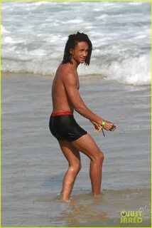 Jaden Smith Wears Just His Calvins for a Dip at the Beach: P