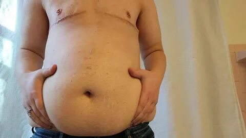 Fat teen BHM belly play! 1 - YouTube
