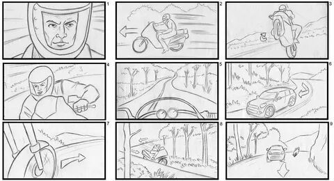 Planning my Storyboard Kyle Bryce - Graphic Design