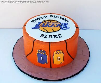 Lakers Basketball Cake A Los Angeles Lakers Basketball the. 