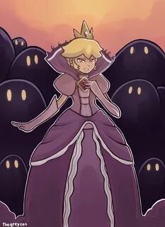 Shadow Queen Peach par mastergray #ps4 Super mario art, Mari