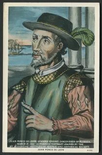 Juan Ponce de León, Spanish Knight, Discoverer of Florida, M
