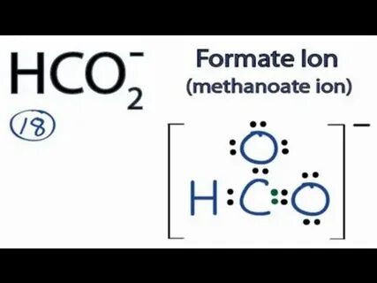 HCO2- Lewis Structure: How to Draw the Lewis Structure for H