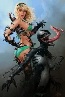 Gwenom by portohle on DeviantArt Venom girl, Superhero art, 
