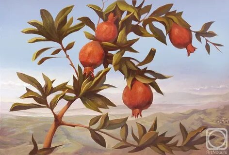 Painting "Landscape with pomegranates" - buy on ArtNow.ru