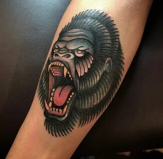 Gorilla Ideias de tatuagens, Tatuagem, Tatuagens
