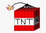Transparent Tnt Clipart - Tnt Minecraft Clipart, HD Png Down