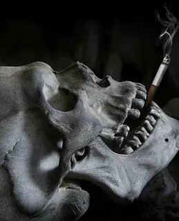 Skull Smoking