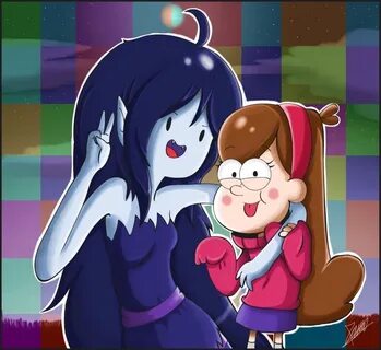 Marceline and Mabel - adventure time with finn and jake foto