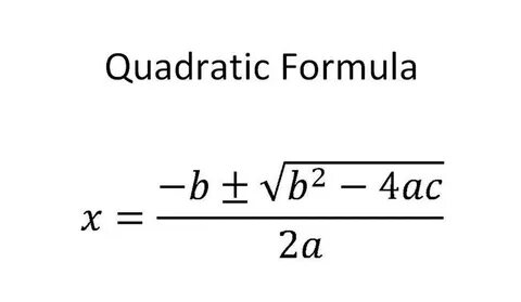 Math Genius - Quadratic Formula Genius