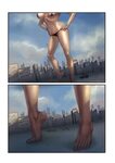 The Biggest Strip 3- GiantessFan Porn Comics