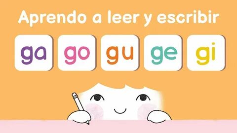 Aprender a leer las sílabas ga go gu ge gi - YouTube