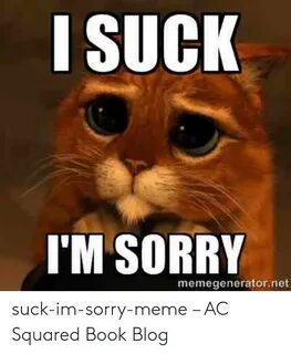 I SUCK I'M SORRY Memegeneratornet Suck-Im-Sorry-Meme - AC Sq