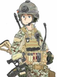 Пин на доске Anime military Girls