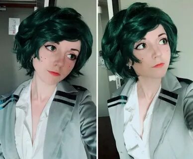 Fem!Deku - Kisa(SakuraKiisa) 緑 谷 出 久 コ ス プ レ 写 真