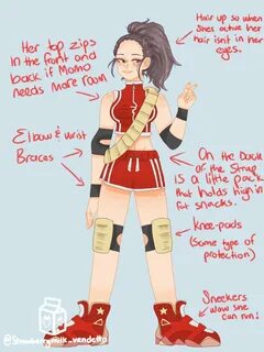 Day 22 Outfit Redesign : Yaoyorozu Momo My Hero Academia Ami