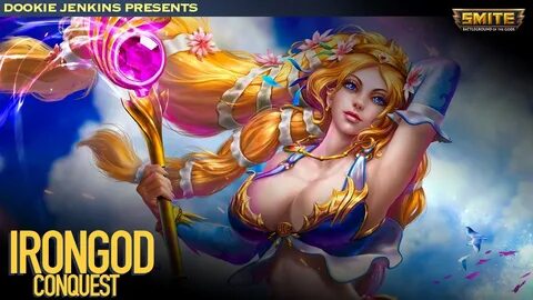 SMITE PS4 IRONGOD: Aphrodite (Conquest) - YouTube