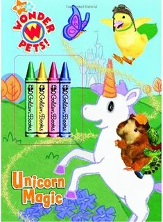 Wholesale Wonder Pets! Unicorn Magic Color Book With Crayons