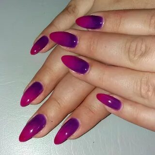 dipped purple ombre nails - Google Search Pink ombre nails, 