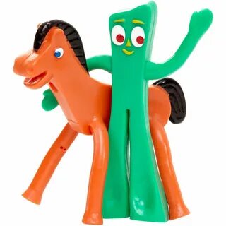 Gumby and Friends Gumby and Pokey Mini Bendable Figure 2-Pac