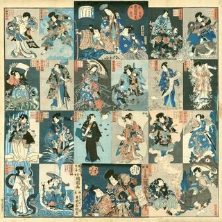 Toshidama Japanese Prints.