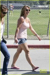 Full Sized Photo of britney spears proud soccer mom 01 Photo