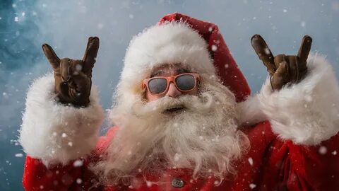 Скачать обои new year, snow, santa claus, beard, раздел новы