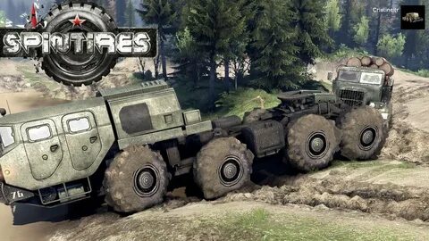 SPINTIRES 2014 New Official Map - The Pit Map - E-7310 Truck