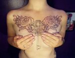 very pretty chest piece. Tattoos for women, Tattoos, Chest p