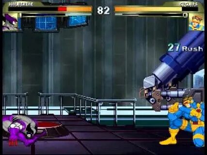 Mugen Wolverine vs Cyclops - YouTube