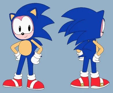 Classic Amy Rose wears Sonic the Hedgehog Mii Costume Amy ro