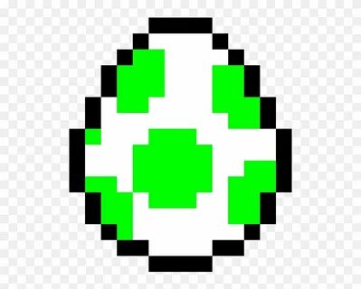 Yoshi Egg - Yoshi Egg Pixel Art, HD Png Download - 1184x1184