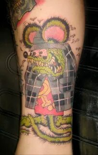 Rat Fink Tattoos / Rat Fink! by Kelly Green: TattooNOW : Rat