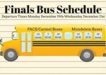 Final bus schedule - Crossroads