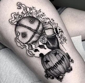 Trick R Treat tattoo by @angeloparente on instagram Scary ta