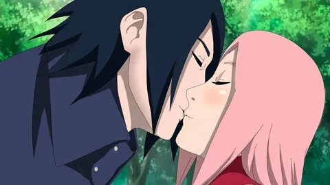 Саске впервые целует Сакуру в аниме Боруто