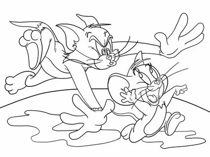 Free Printable Tom And Jerry Coloring Pages For Kids Cartoon