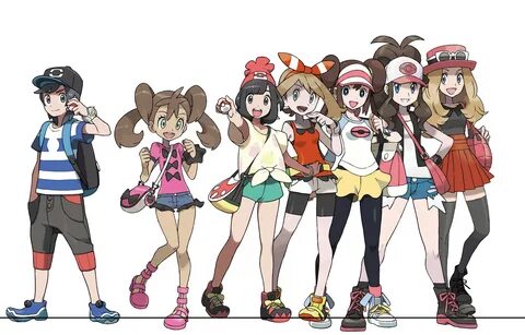 Pokemon Protagonist Height Chart - Sempakman Wallpaper