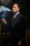 Style Defined: The Smoking Jacket Man smoking, Smoking jacke