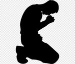 Free download Praying Hands Kneeling Silhouette, pray, anima