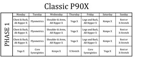 P90x Classic Worksheets - petermcfarland.us