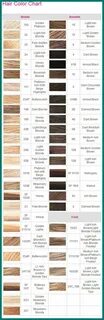 Ion Demi Permanent Hair Color Chart 413036 Ion Color Brillia