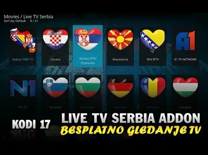 Live TV Serbia addon / Besplatno gledanje EXYU IPTV kanala /