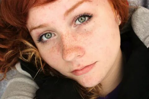 Redhead with beautiful green eyes. Red hair freckles, Red ha