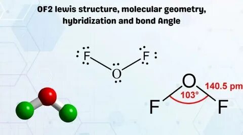 OF2 lewis structure, molecular geometry, hybridization and b