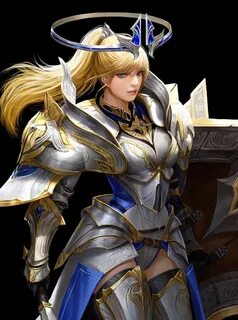 TaeKwon Kim(A-rang) - NPC Paladin Female knight, Fantasy fem