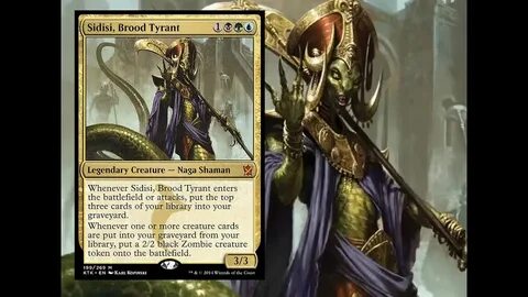 Sidisi, Brood Tyrant EDH - Reanimator Deck Tech - YouTube