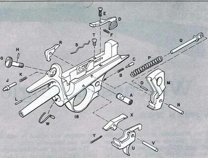 Rifle Parts TRIGGER SPRING, Winchester model 9422 Rifle Gun 