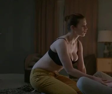 Big boobs: In this scene Hayley Atwell cloned her dead bf for sexual purpos...