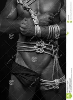 Male shibari stock photo. Image of bondage, macho, problems 